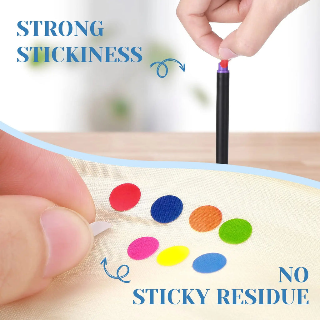 8000 Pieces 1/4 Inch Round Color Coding Labels Roll Solid Colors Dot Stickers Adhesive Colored Circle Stickers.