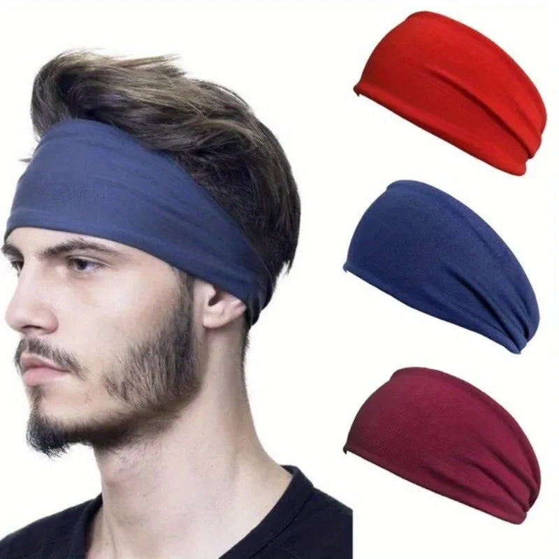 2pcs Sports Sweat - proof Headband, Quick - drying, Breathable and Sweat - absorbing, Essential for Running and Fitness Yoga.