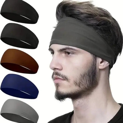 2pcs Sports Sweat - proof Headband, Quick - drying, Breathable and Sweat - absorbing, Essential for Running and Fitness Yoga.