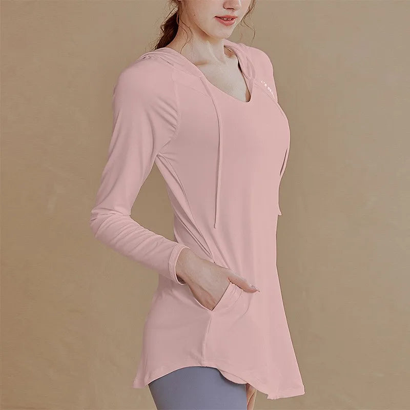 Women's Sports Wear For Fitness Running Jogging Seamless Long Sleeve Gym Woman Sport Shirt Yoga Top Female Workout Tops T-shirt